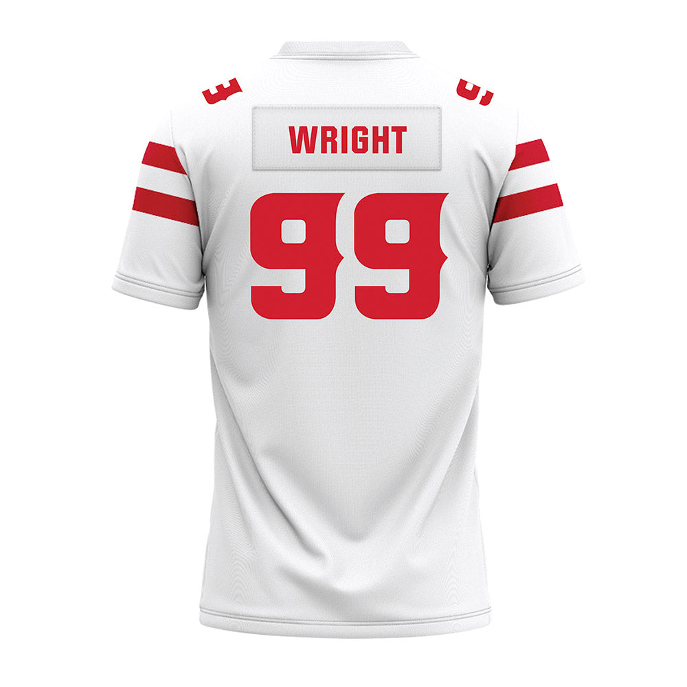 Louisiana - NCAA Football : Ashton Wright - White Premium Football Jersey-1