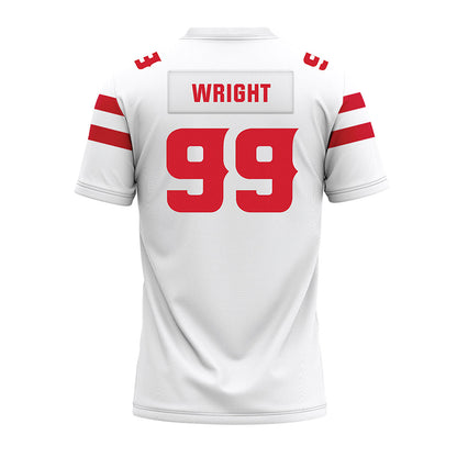 Louisiana - NCAA Football : Ashton Wright - White Premium Football Jersey-1