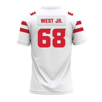 Louisiana - NCAA Football : Fitzgerald West Jr. - White Premium Football Jersey-1