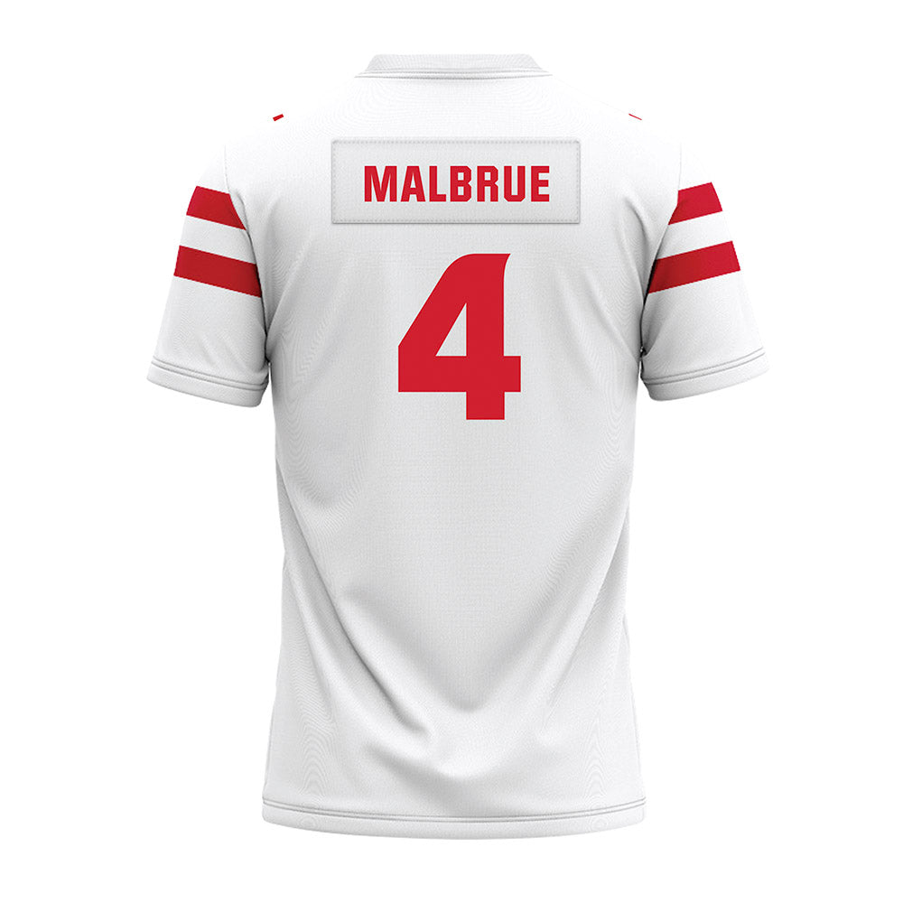 Louisiana - NCAA Football : Princeton Malbrue - White Premium Football Jersey-1