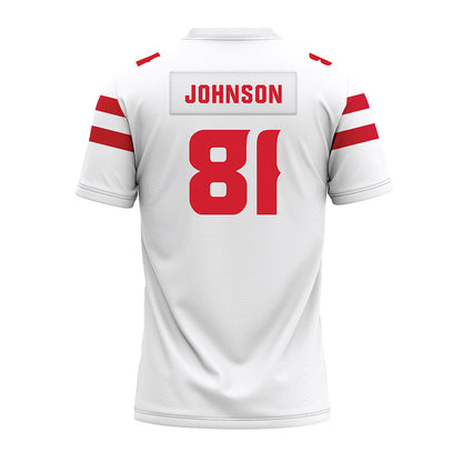 Louisiana - NCAA Football : Jaydon Johnson - White Premium Football Jersey