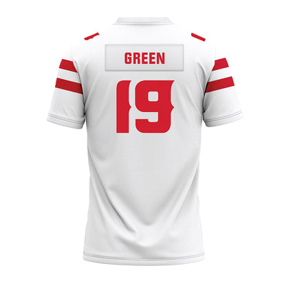 Louisiana - NCAA Football : Luke Green - White Premium Football Jersey-1