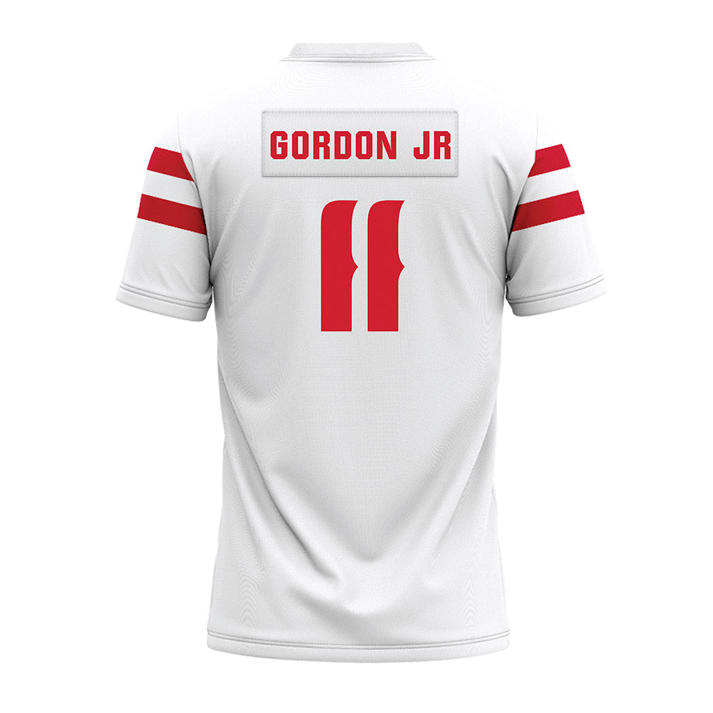 Louisiana - NCAA Football : Brent Gordon jr - White Premium Football Jersey-1