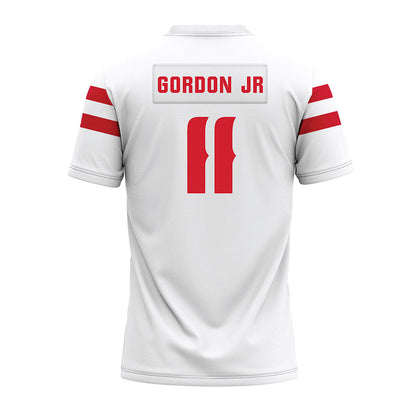 Louisiana - NCAA Football : Brent Gordon jr - White Premium Football Jersey-1