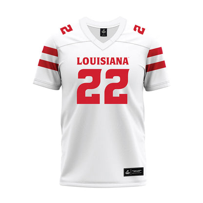 Louisiana - NCAA Football : Anthony Reagan Jr. - White Premium Football Jersey-0