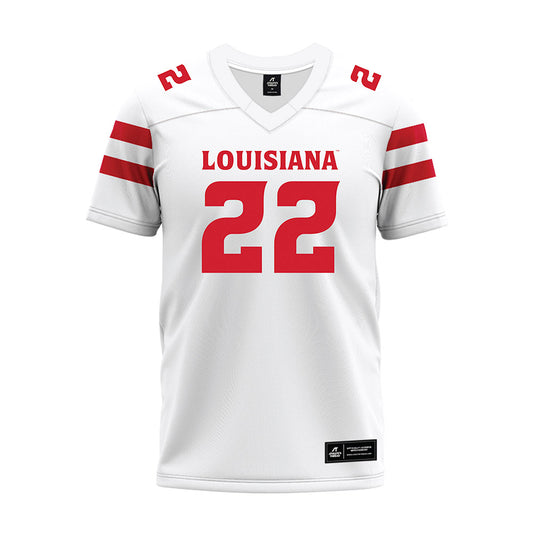 Louisiana - NCAA Football : Anthony Reagan Jr. - White Premium Football Jersey-0