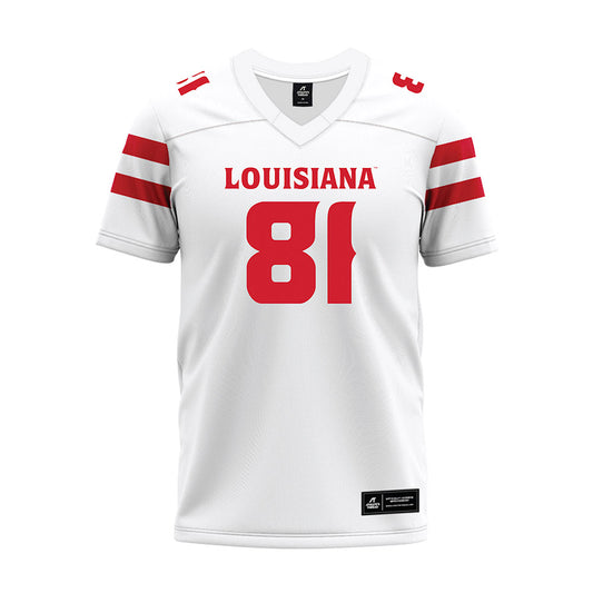 Louisiana - NCAA Football : Jaydon Johnson - White Premium Football Jersey