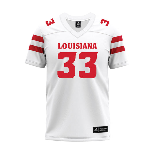 Louisiana - NCAA Football : AJ Spencer - White Premium Football Jersey-0