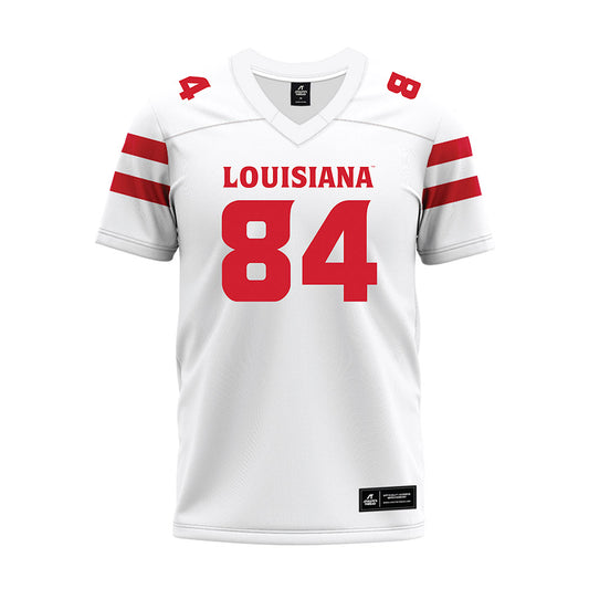 Louisiana - NCAA Football : Evan Stroman - White Premium Football Jersey-0
