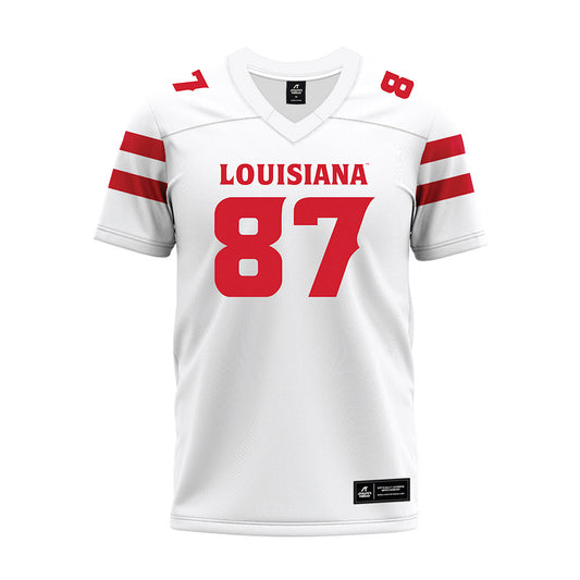 Louisiana - NCAA Football : Kristion Brooks - White Premium Football Jersey-0