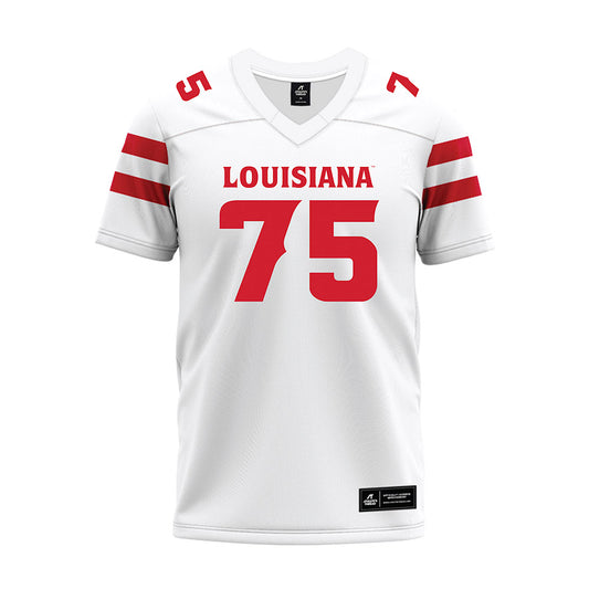 Louisiana - NCAA Football : Kaden Moreau - White Premium Football Jersey