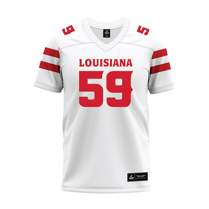 Louisiana - NCAA Football : Andrew Martinez - White Premium Football Jersey
