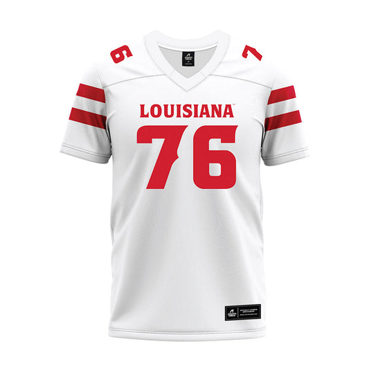 Louisiana - NCAA Football : Matthew Broussard - White Premium Football Jersey