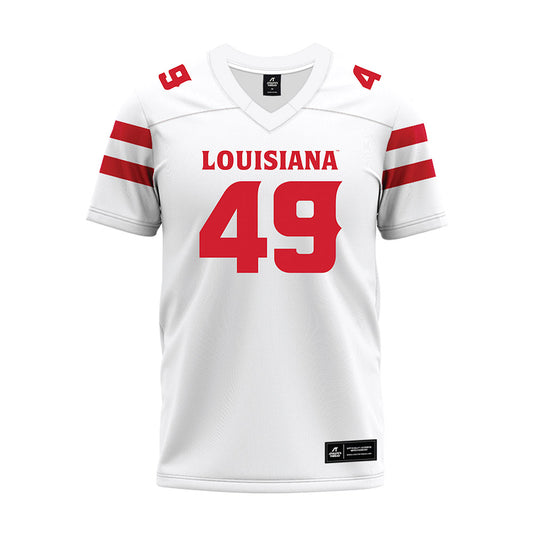 Louisiana - NCAA Football : Mason Golding - White Premium Football Jersey-0