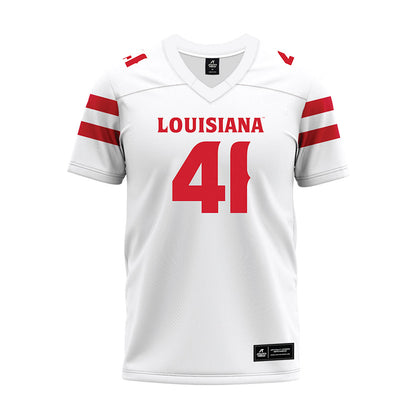Louisiana - NCAA Football : Chase Edwards - White Premium Football Jersey-0
