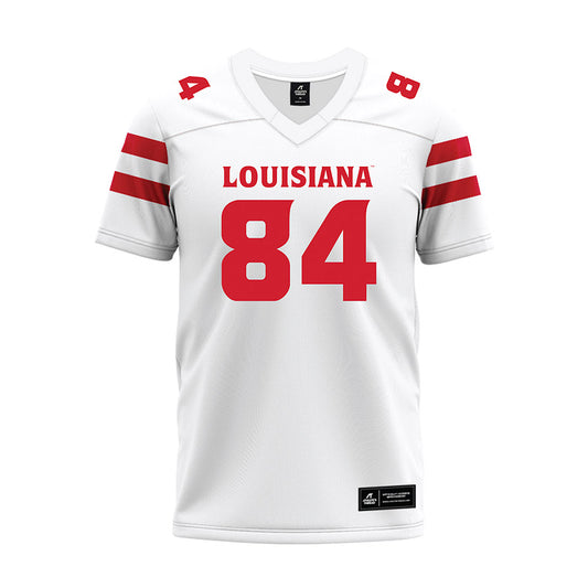 Louisiana - NCAA Football : Evan Stroman - White Premium Football Jersey-0