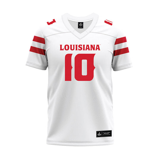 Louisiana - NCAA Football : Avery Demery - White Premium Football Jersey-0