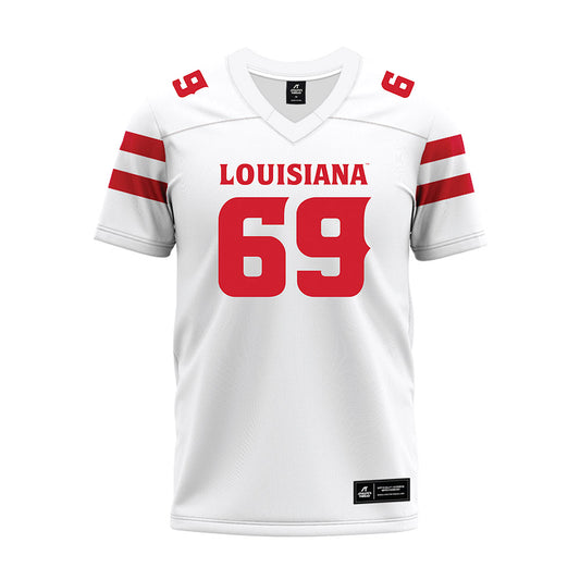 Louisiana - NCAA Football : Jaivale Mays-Hudson - White Premium Football Jersey-0