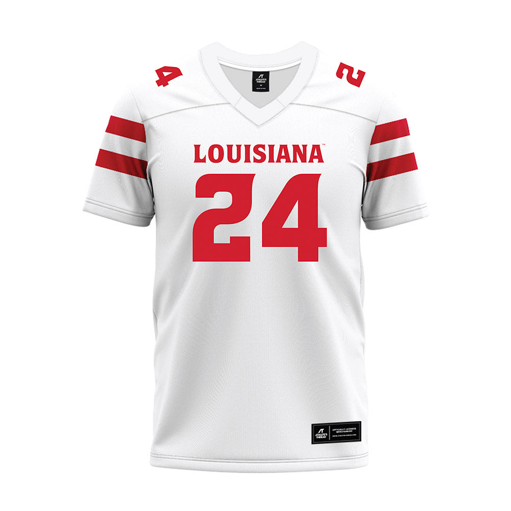 Louisiana - NCAA Football : Steven Blanco - White Premium Football Jersey-0