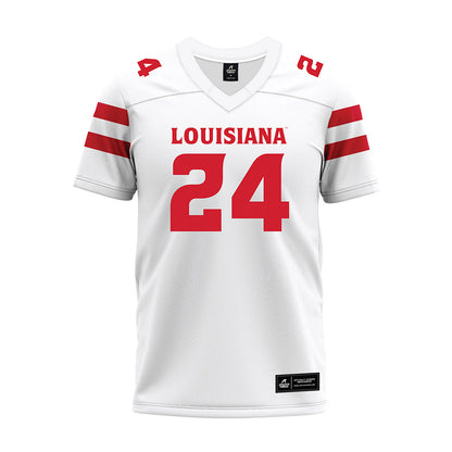 Louisiana - NCAA Football : Steven Blanco - White Premium Football Jersey-0