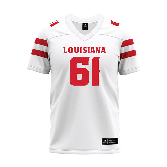 Louisiana - NCAA Football : Jayce Mitchell - White Premium Football Jersey-0
