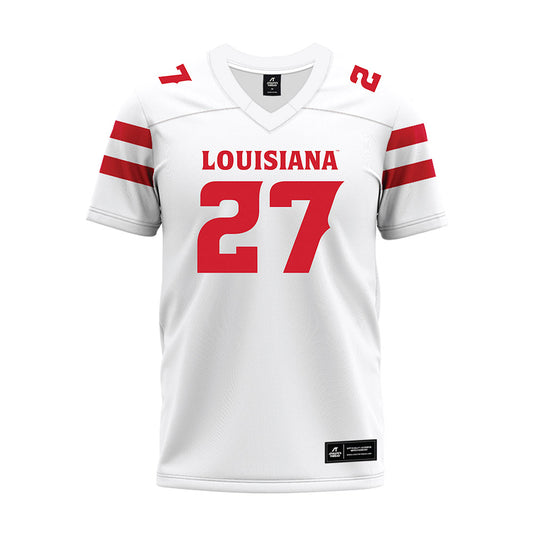 Louisiana - NCAA Football : Edrick Williams - White Premium Football Jersey-0