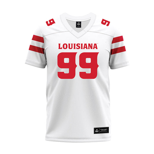 Louisiana - NCAA Football : Ashton Wright - White Premium Football Jersey-0