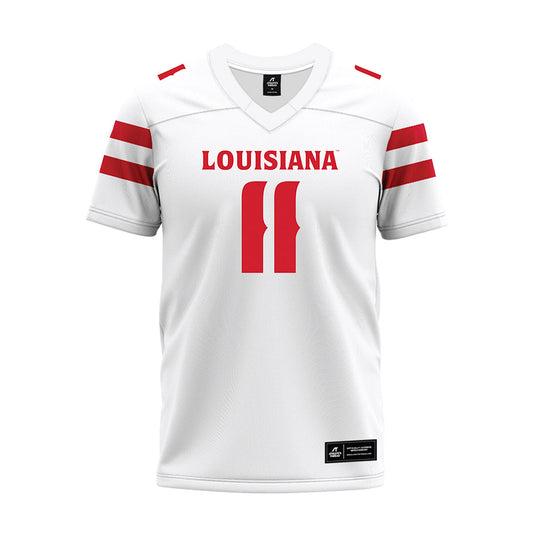 Louisiana - NCAA Football : Brent Gordon jr - White Premium Football Jersey-0