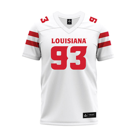 Louisiana - NCAA Football : Brodrick Stewart - White Premium Football Jersey-0
