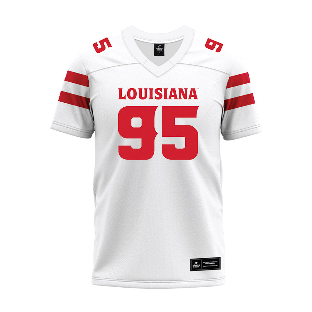 Louisiana - NCAA Football : Maxie Baudoin IV - White Premium Football Jersey-0