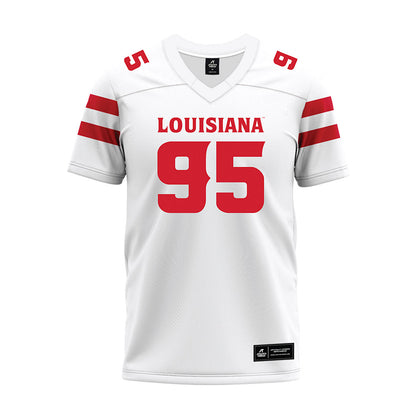 Louisiana - NCAA Football : Maxie Baudoin IV - White Premium Football Jersey-0