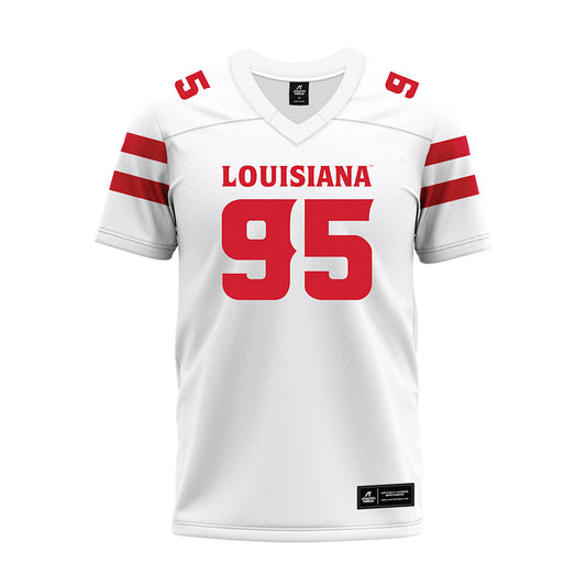 Louisiana - NCAA Football : Maxie Baudoin IV - White Premium Football Jersey-0