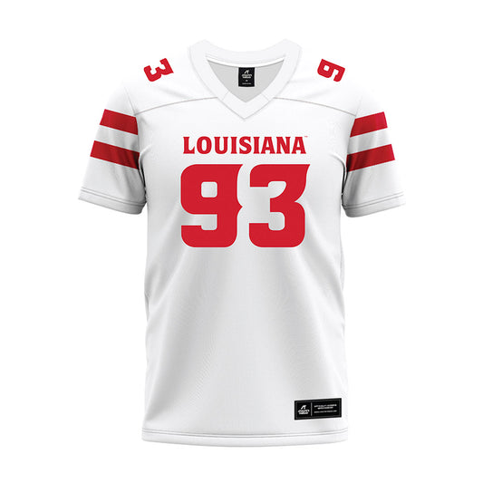 Louisiana - NCAA Football : Brodrick Stewart - White Premium Football Jersey-0