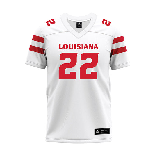 Louisiana - NCAA Football : Anthony Reagan Jr. - White Premium Football Jersey-0