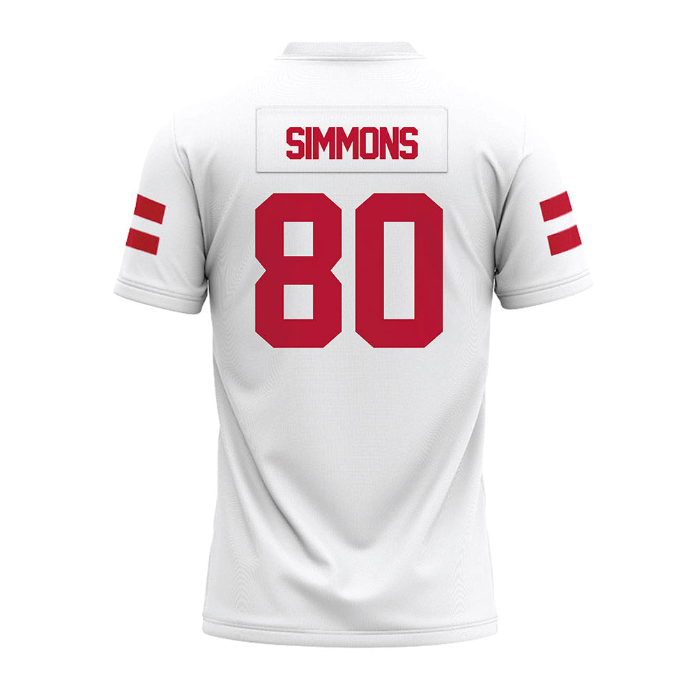 UMass - NCAA Football : Isaiah Simmons - White Premium Football Jersey-1