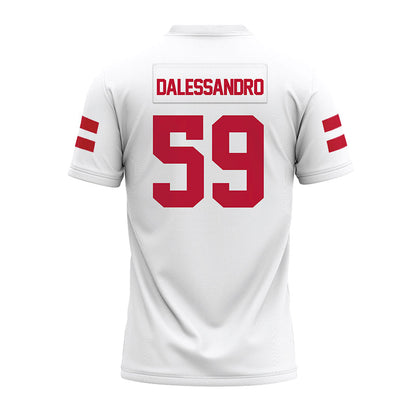 UMass - NCAA Football : Nick Dalessandro - White Premium Football Jersey-1