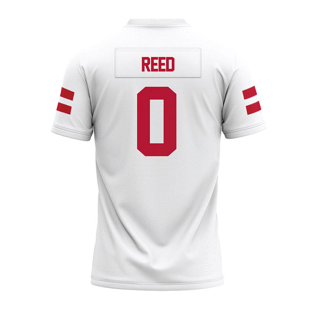 UMass - NCAA Football : Isaiah Reed - White Premium Football Jersey-1