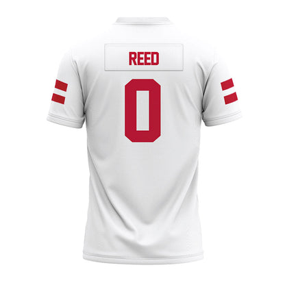 UMass - NCAA Football : Isaiah Reed - White Premium Football Jersey-1