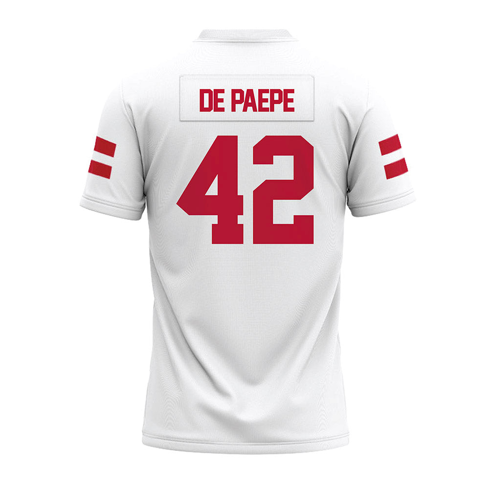 UMass - NCAA Football : Andrew De Paepe - White Premium Football Jersey-1