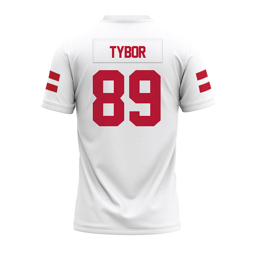 UMass - NCAA Football : Matthew Tybor - White Premium Football Jersey-1