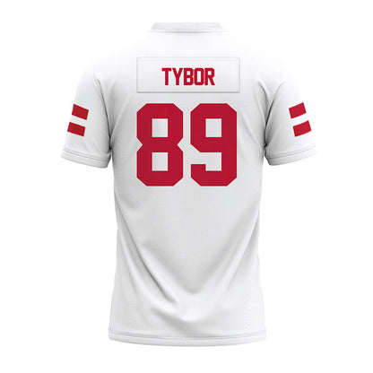 UMass - NCAA Football : Matthew Tybor - White Premium Football Jersey-1