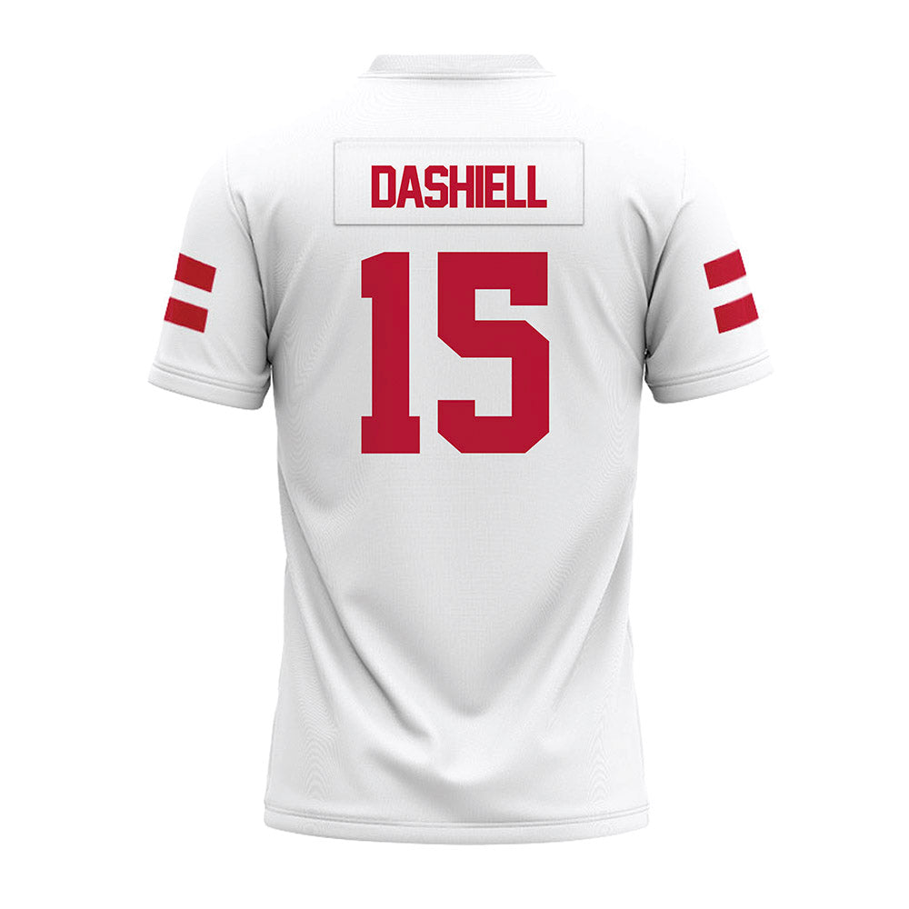 UMass - NCAA Football : Tavian Dashiell - White Premium Football Jersey-1