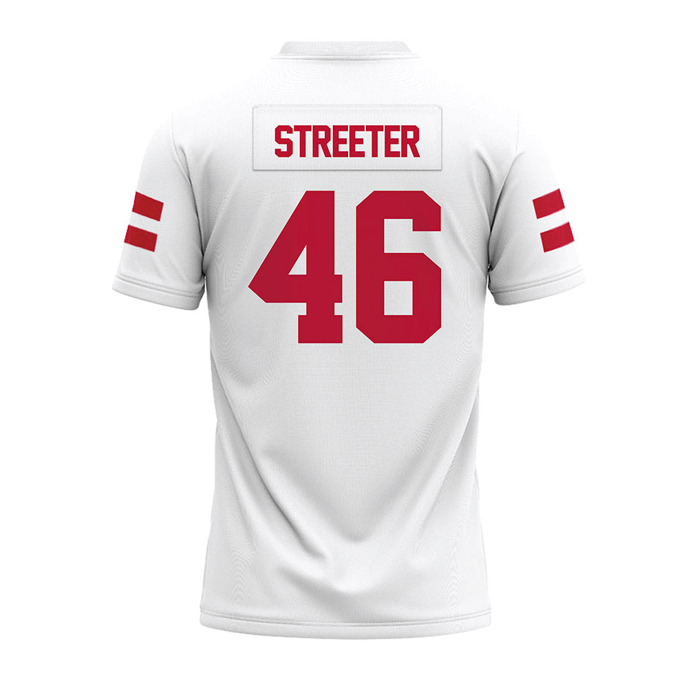 UMass - NCAA Football : Michael Streeter - White Premium Football Jersey-1