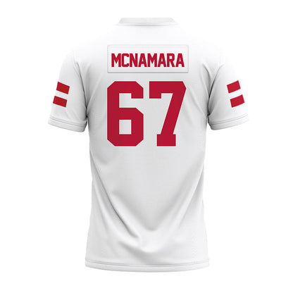UMass - NCAA Football : Willian McNamara - White Premium Football Jersey-1