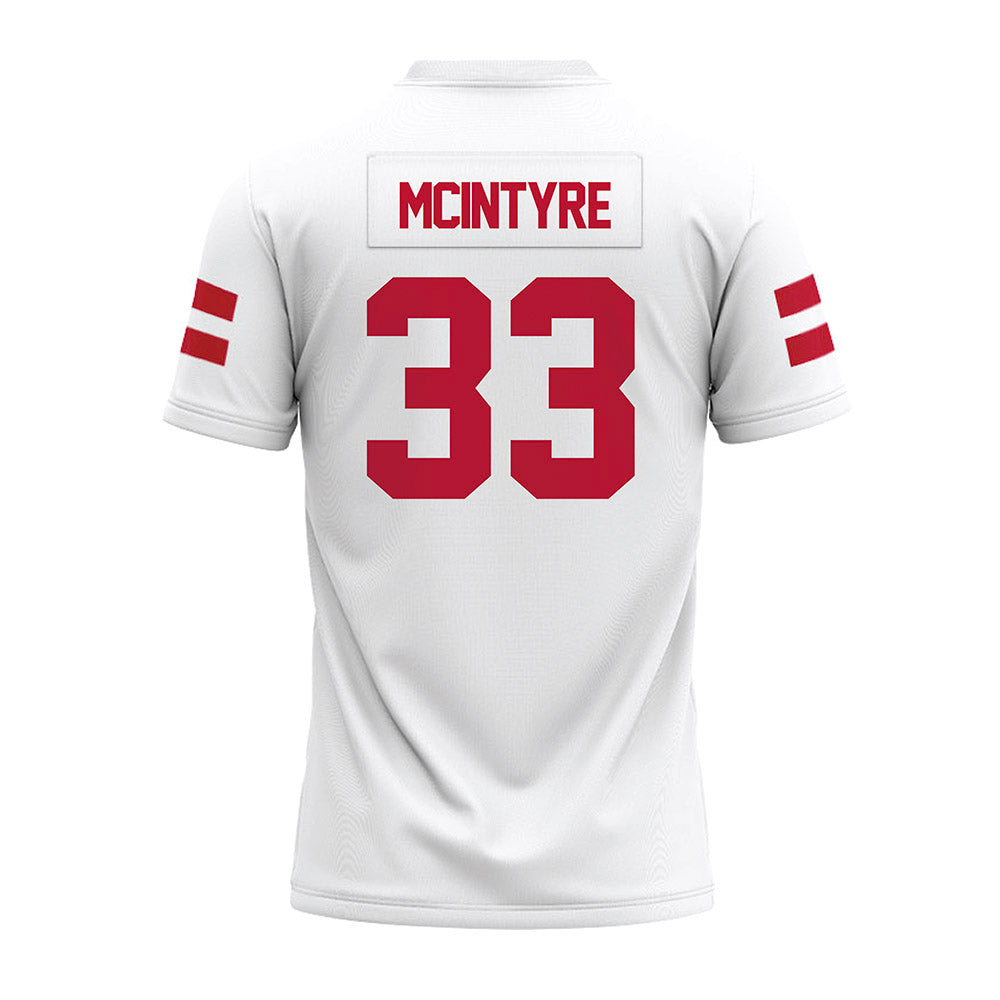 UMass - NCAA Football : Seamus McIntyre - White Premium Football Jersey-1