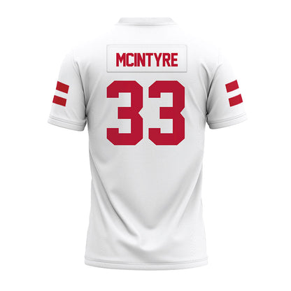UMass - NCAA Football : Seamus McIntyre - White Premium Football Jersey-1