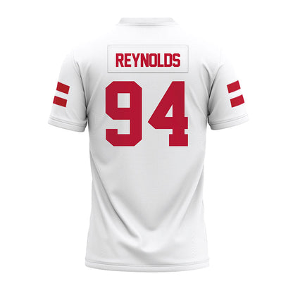 UMass - NCAA Football : Colin Reynolds - White Premium Football Jersey-1
