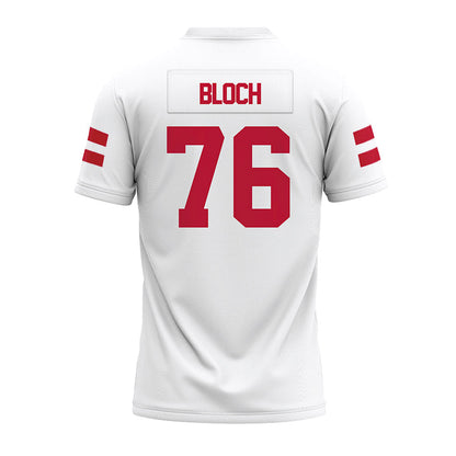 UMass - NCAA Football : Riley Bloch - White Premium Football Jersey