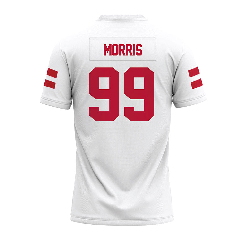 UMass - NCAA Football : Derek Morris - White Premium Football Jersey-1