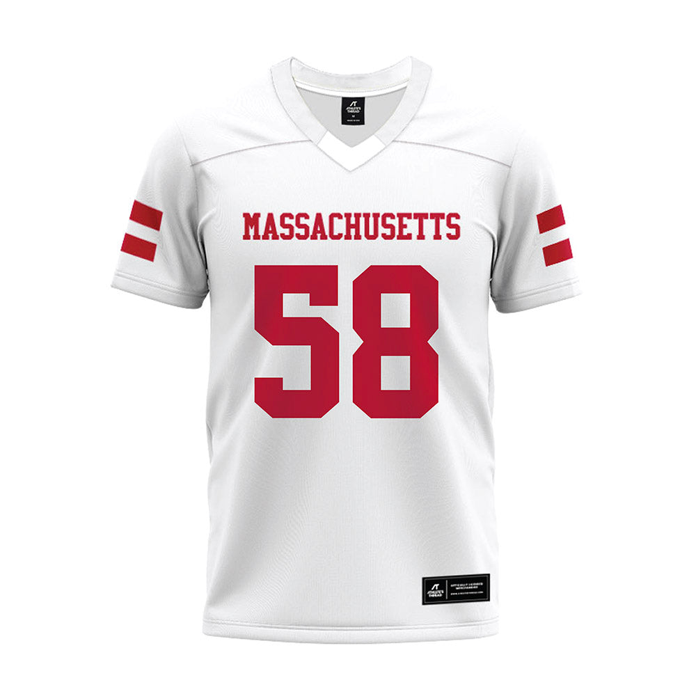 UMass - NCAA Football : Donovan Murphy - White Premium Football Jersey-0